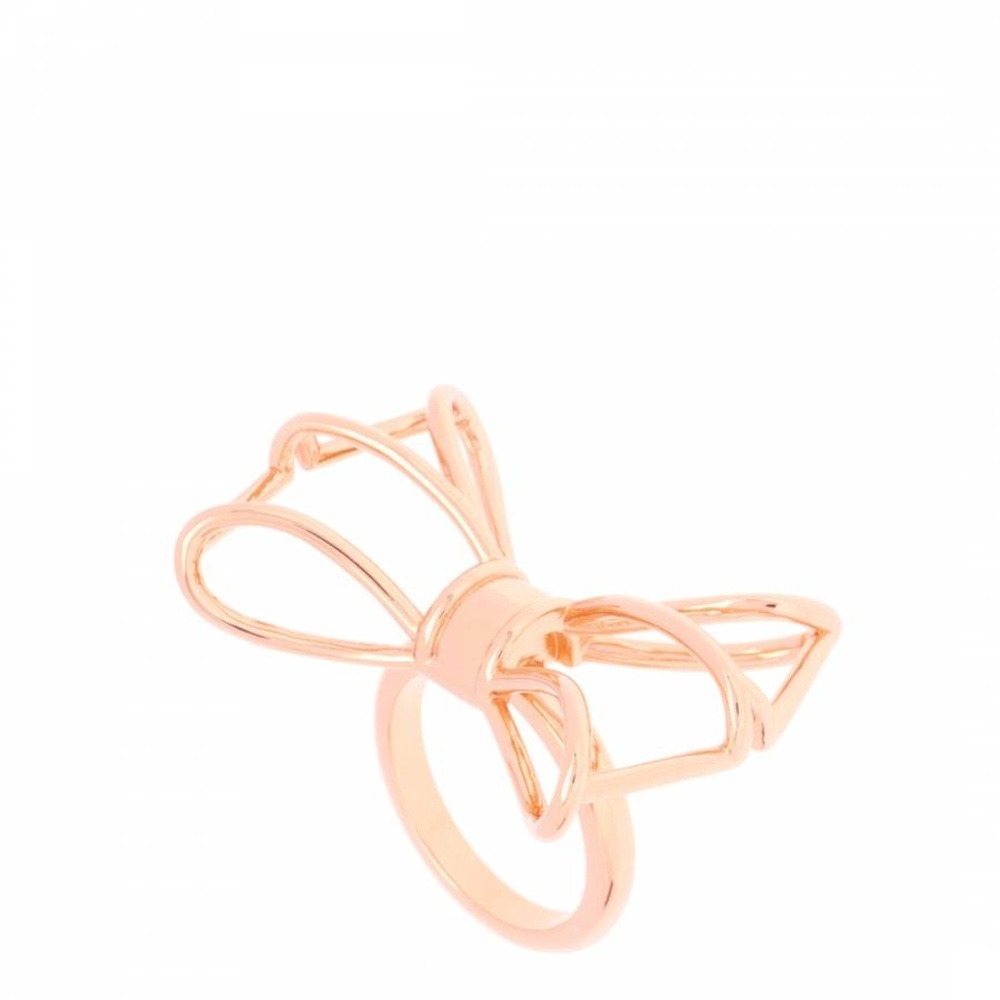 Ted Baker London Gizele GOLD Geometric Bow Ring
